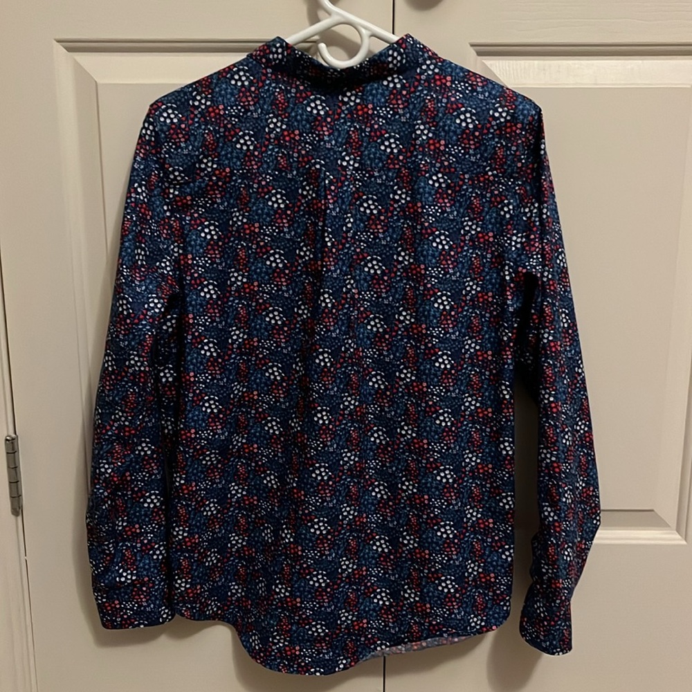 LL Bean Floral Button-up Shirt - Picture 4 of 4